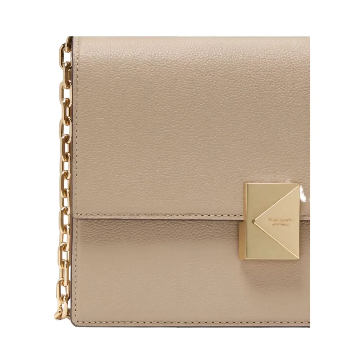 Kate Spade Deco Chain Shoulder Bag Timeless Taupe