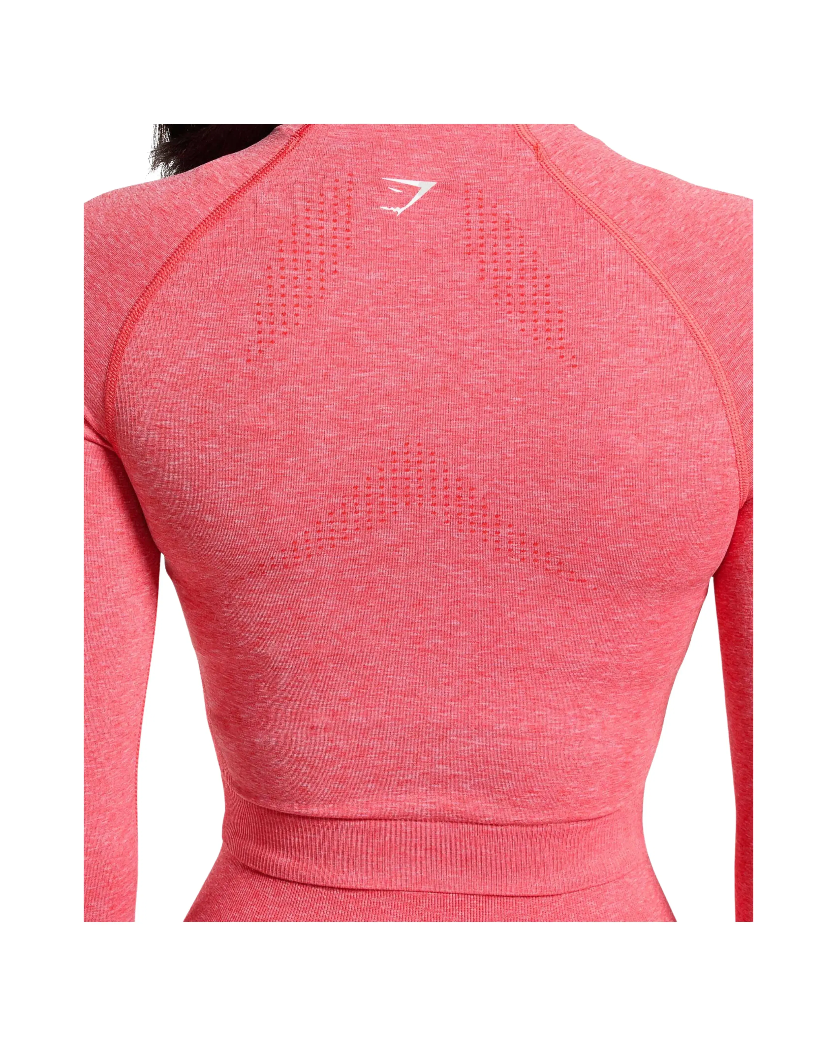 Gymshark Vital Midi Zip Up Jacket Coral Red
