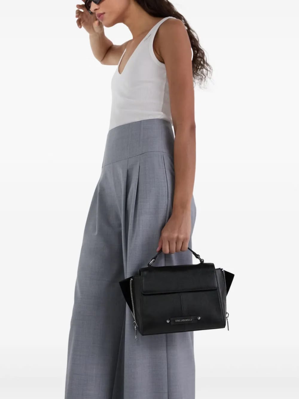 small K/Hardware top handle bag