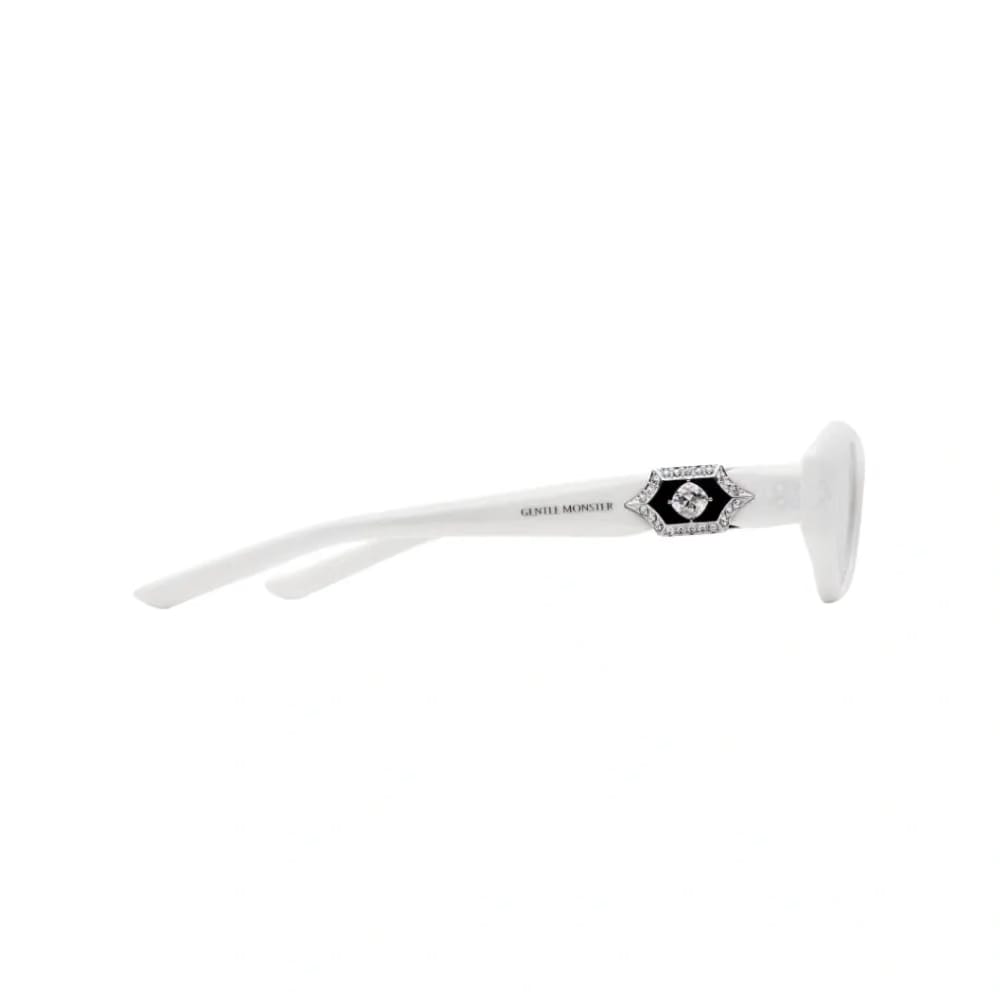Gentle Monster Vegax W2 White Oval Lenses