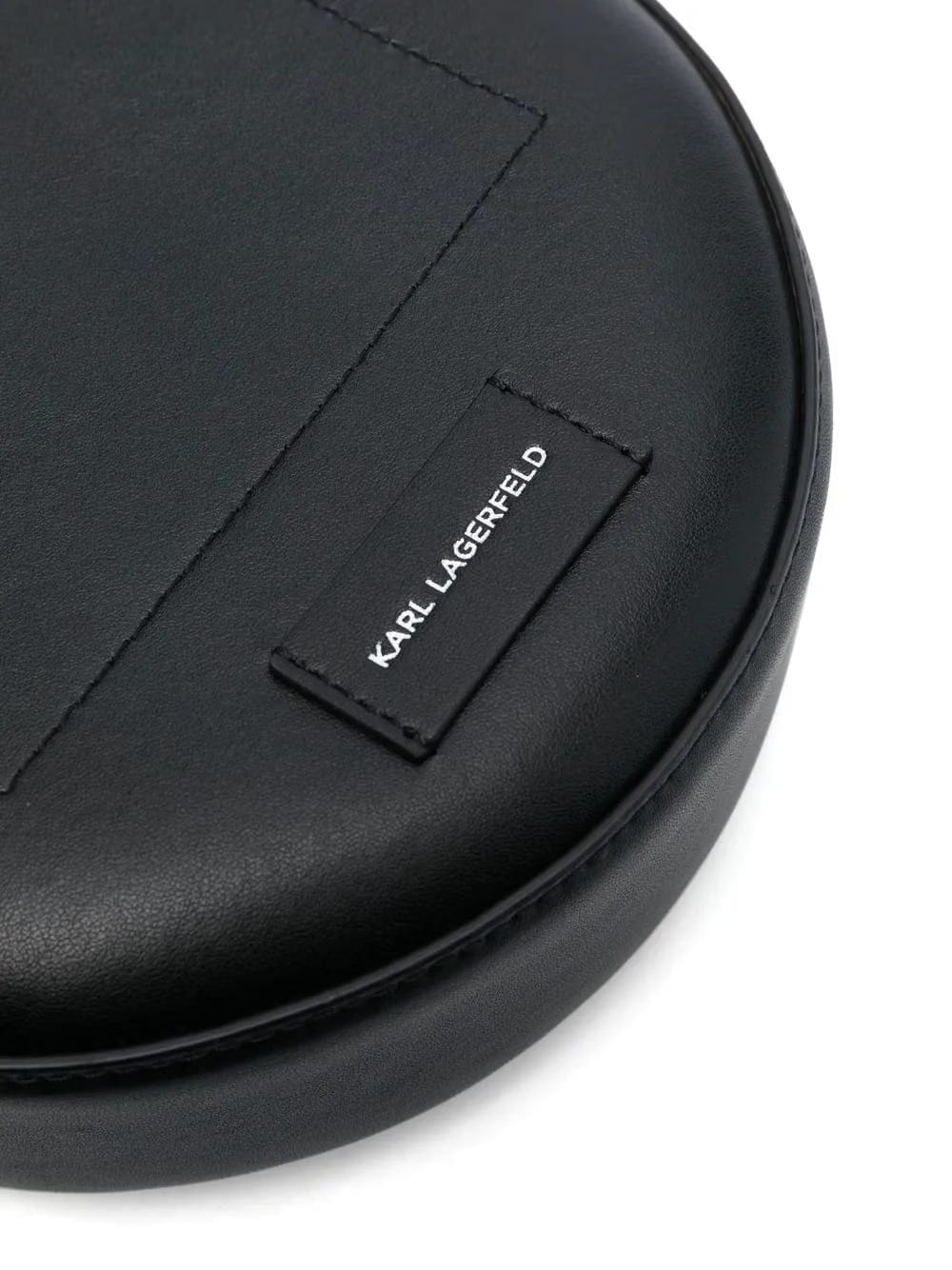 K/Circle perforated-logo crossbody bag