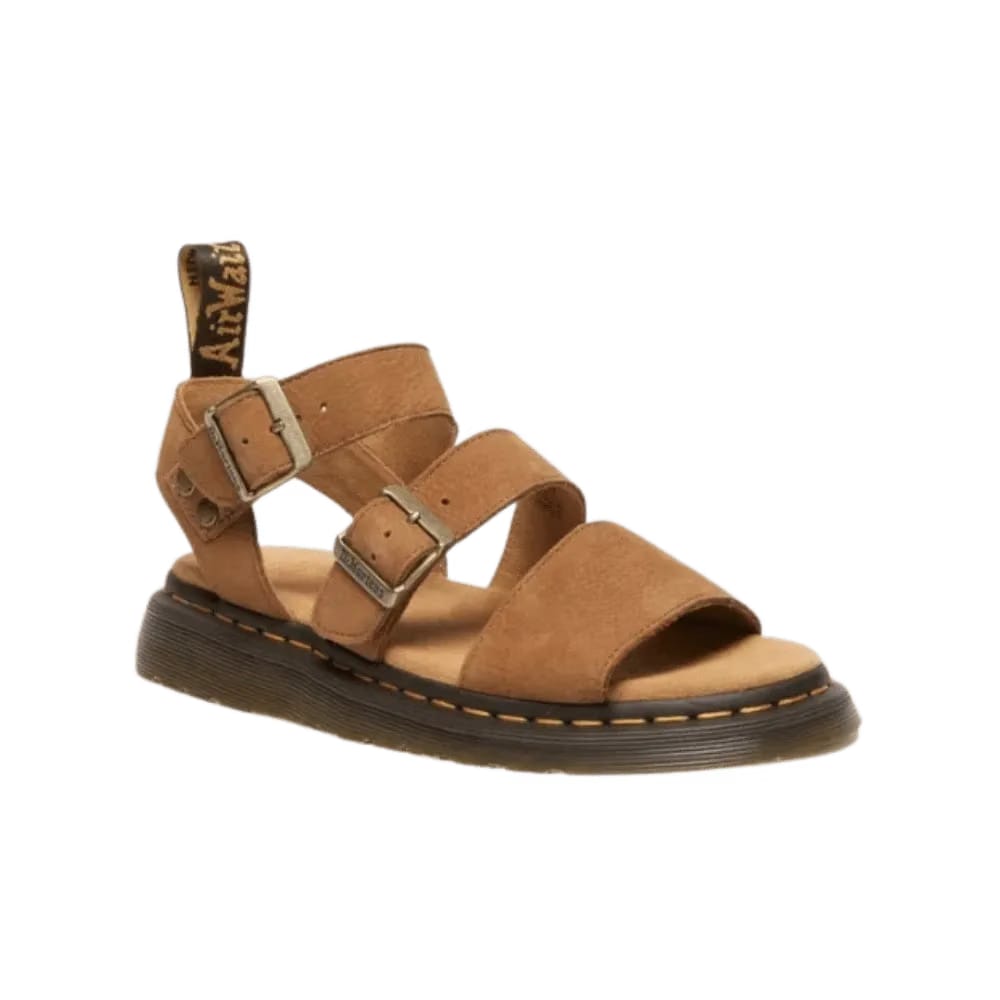 Dr Martens Gryphon Brando Leather Gladiator Sandals Tumbled Nubuck sandals