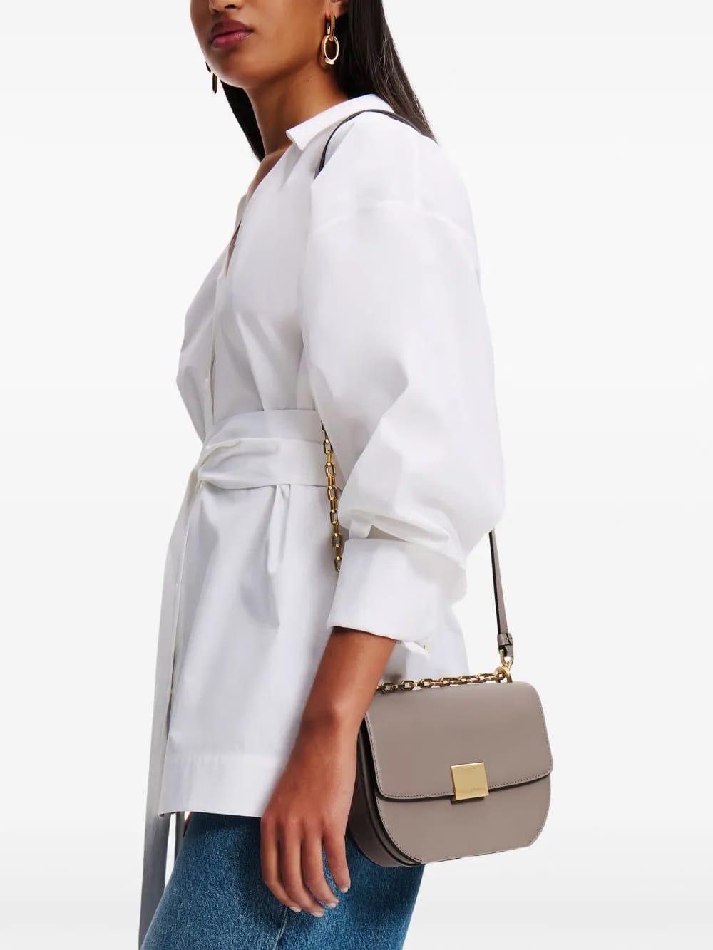 small K/Forever leather cross body bag