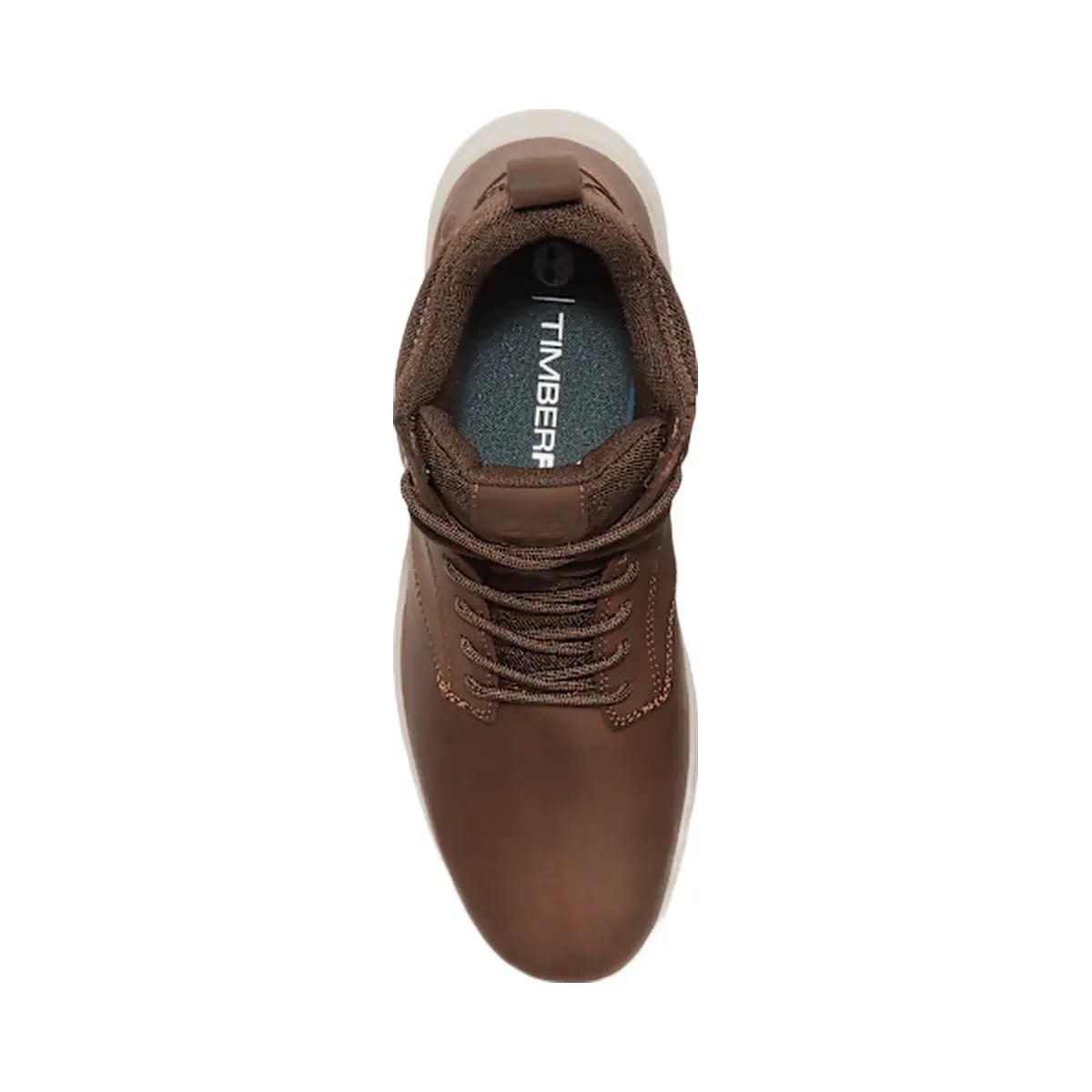 Timberland Mens Parker Street High-Top Sneaker Dark Brown Full-Grain