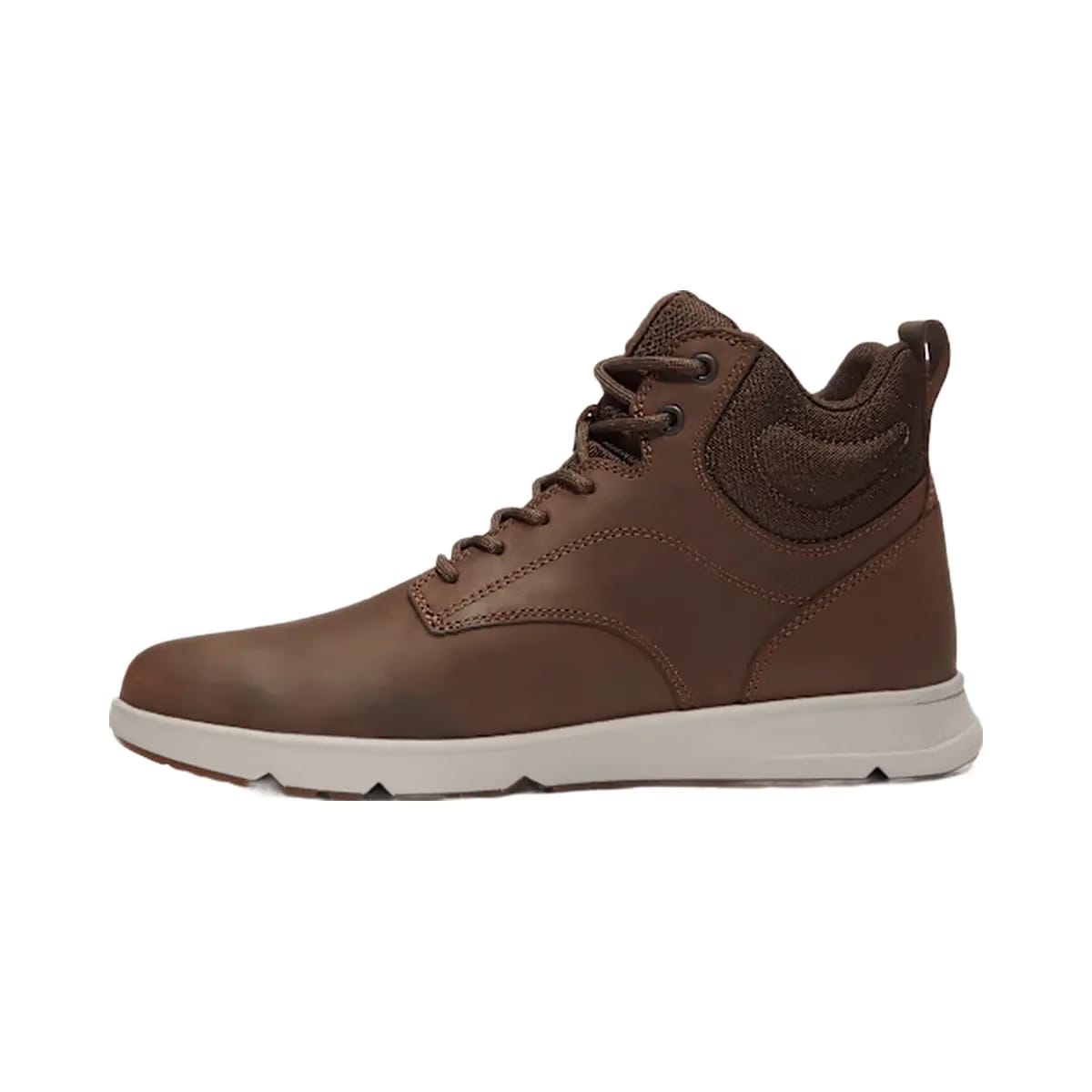 Timberland Mens Parker Street High-Top Sneaker Dark Brown Full-Grain