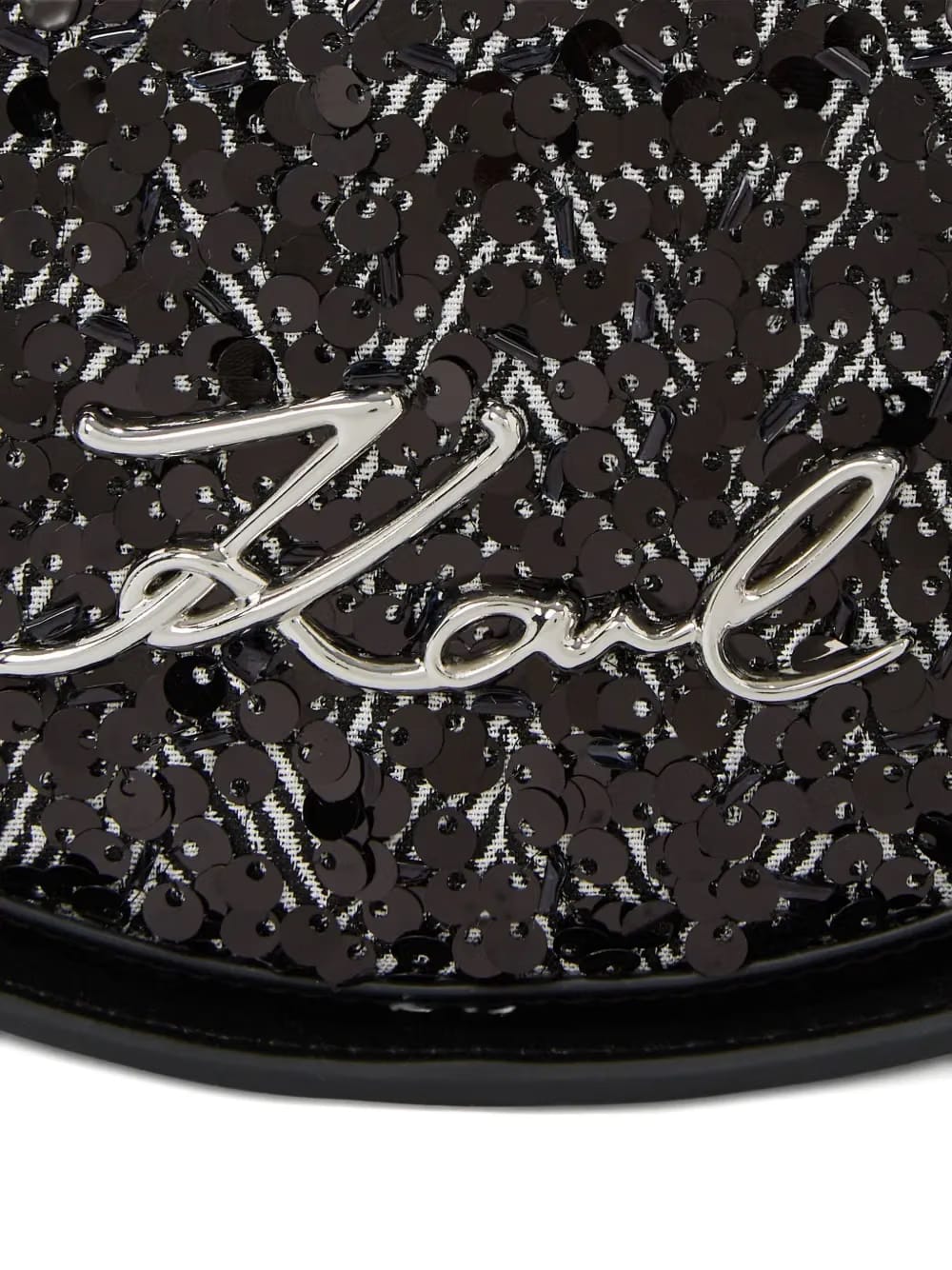Signature Herrin sequinned crossbody bag