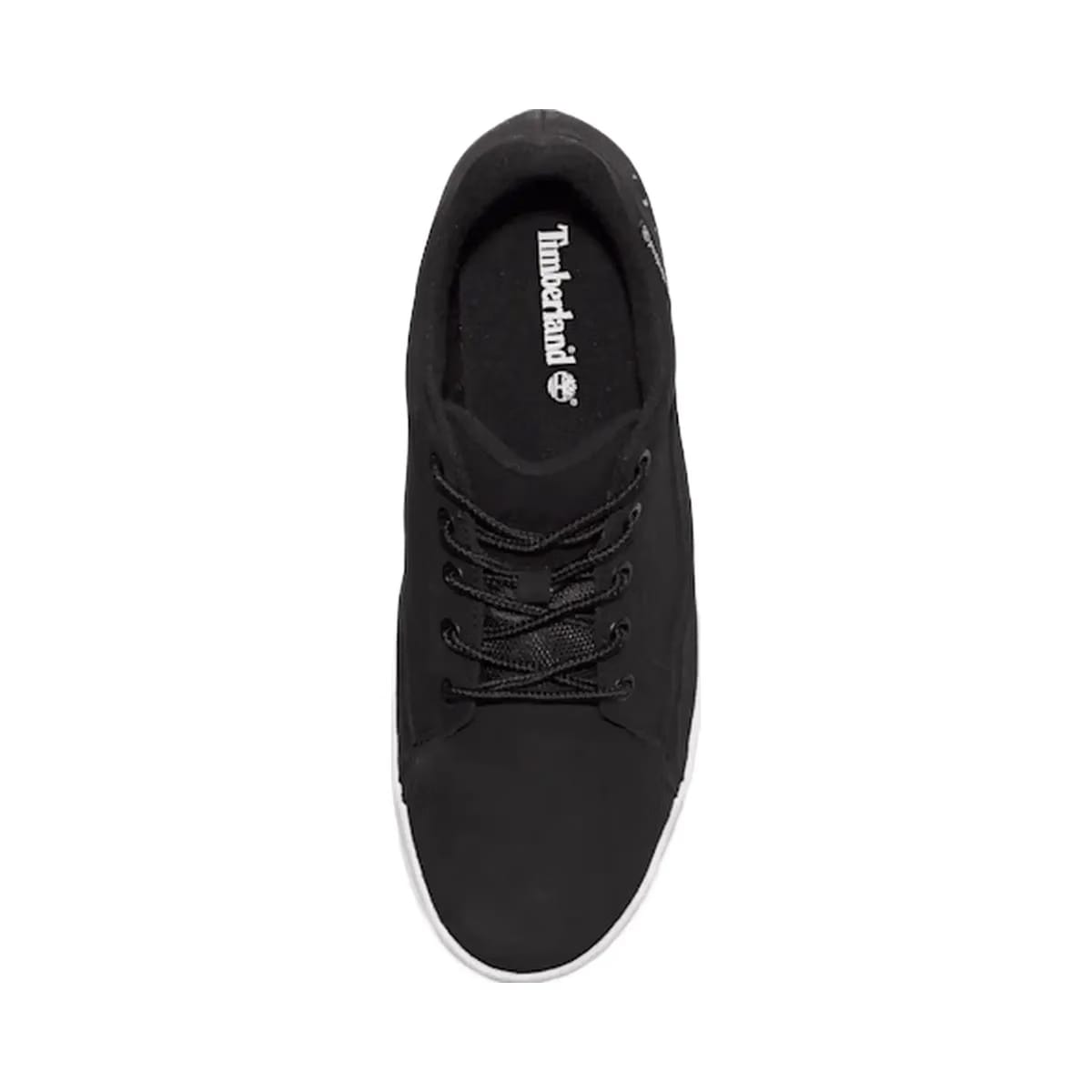 Timberland Mens Allston Low Lace-Up Sneaker Black Nubuck