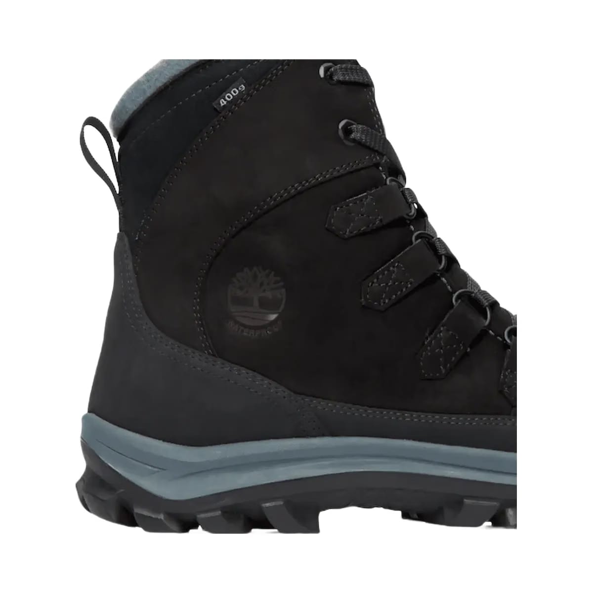 Timberland Mens Chillberg Waterproof Winter Boot Black Nubuck