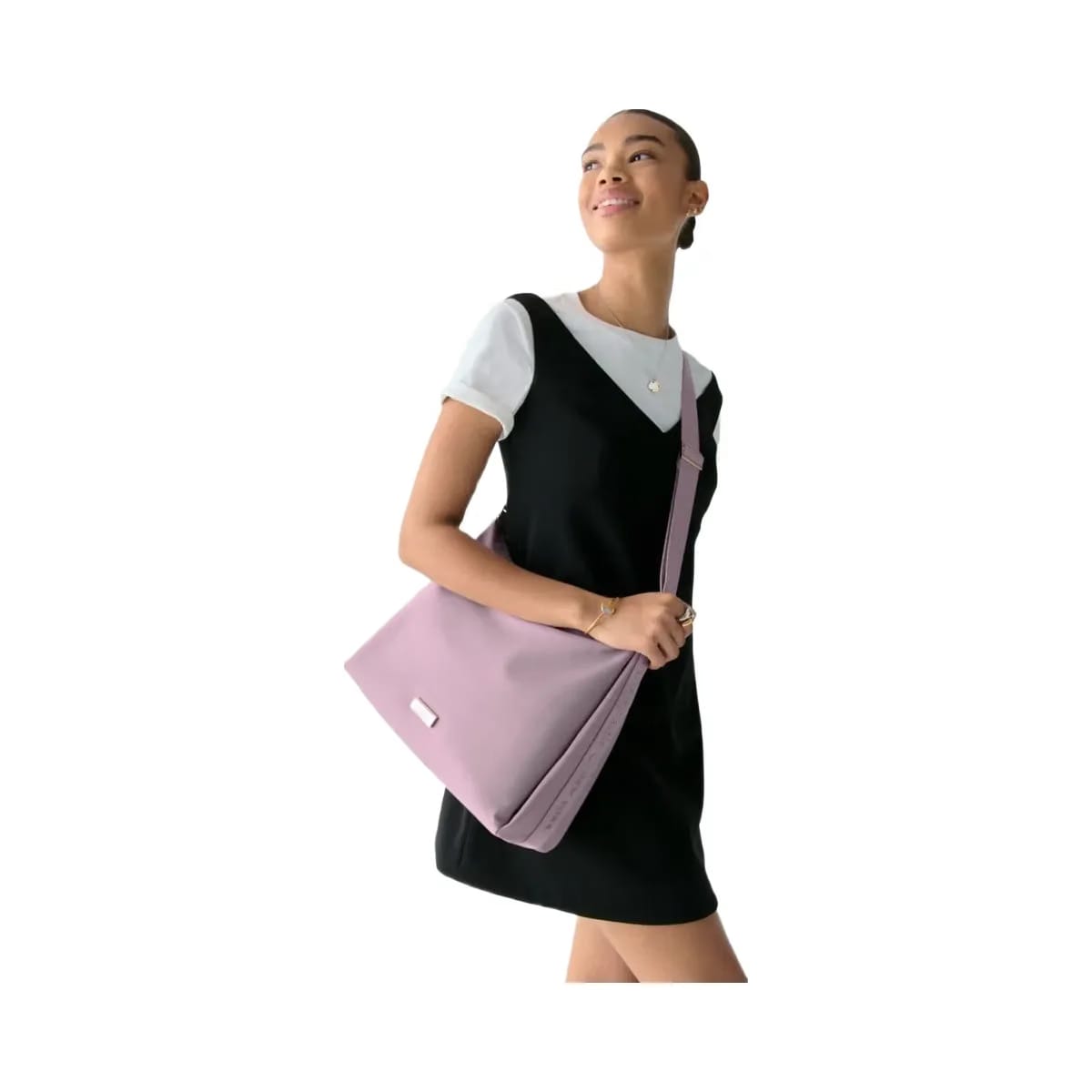 Kate Spade Carter Nylon Large Convertible Crossbody Lavender Smoke