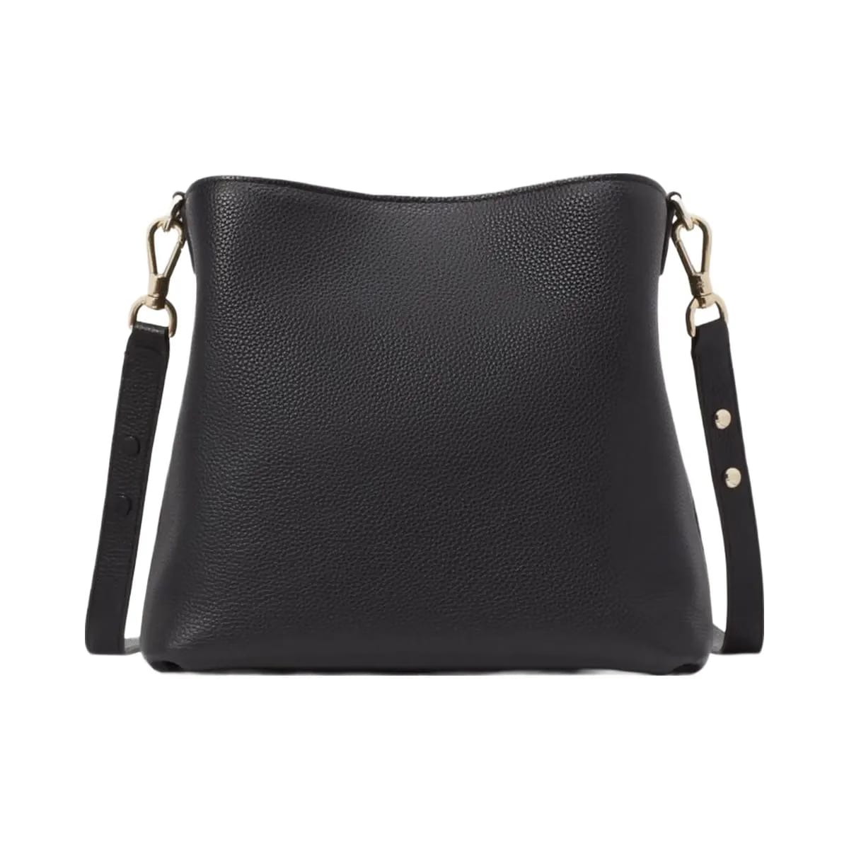 Kate Spade Hudson Pebbled Leather Shoulder Bag Black