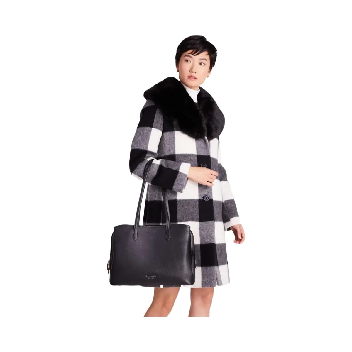 Kate Spade Hudson Large Work Tote Black