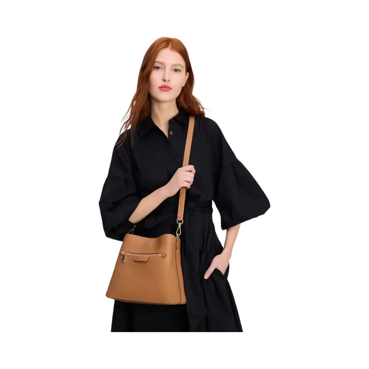 Kate Spade Hudson Pebbled Leather Shoulder Bag Bungalow