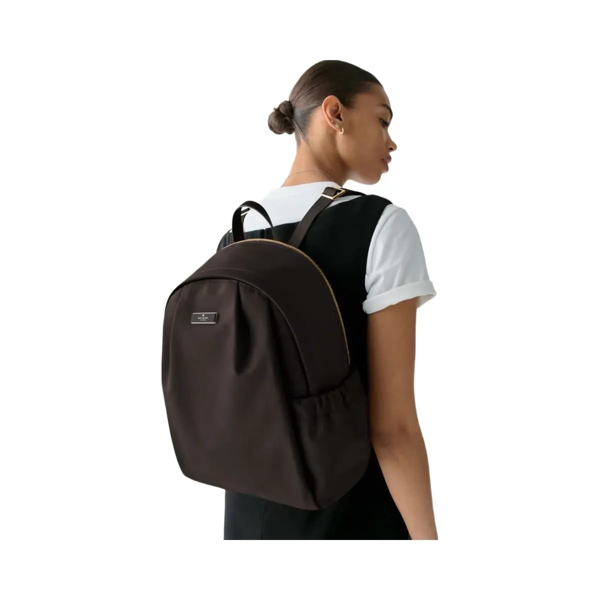 Kate Spade Carter Nylon Large Backpack Hot Fudge