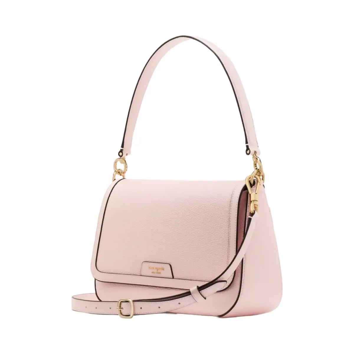 Kate Spade Hudson Convertible Flap Shoulder Bag Pastry Pink
