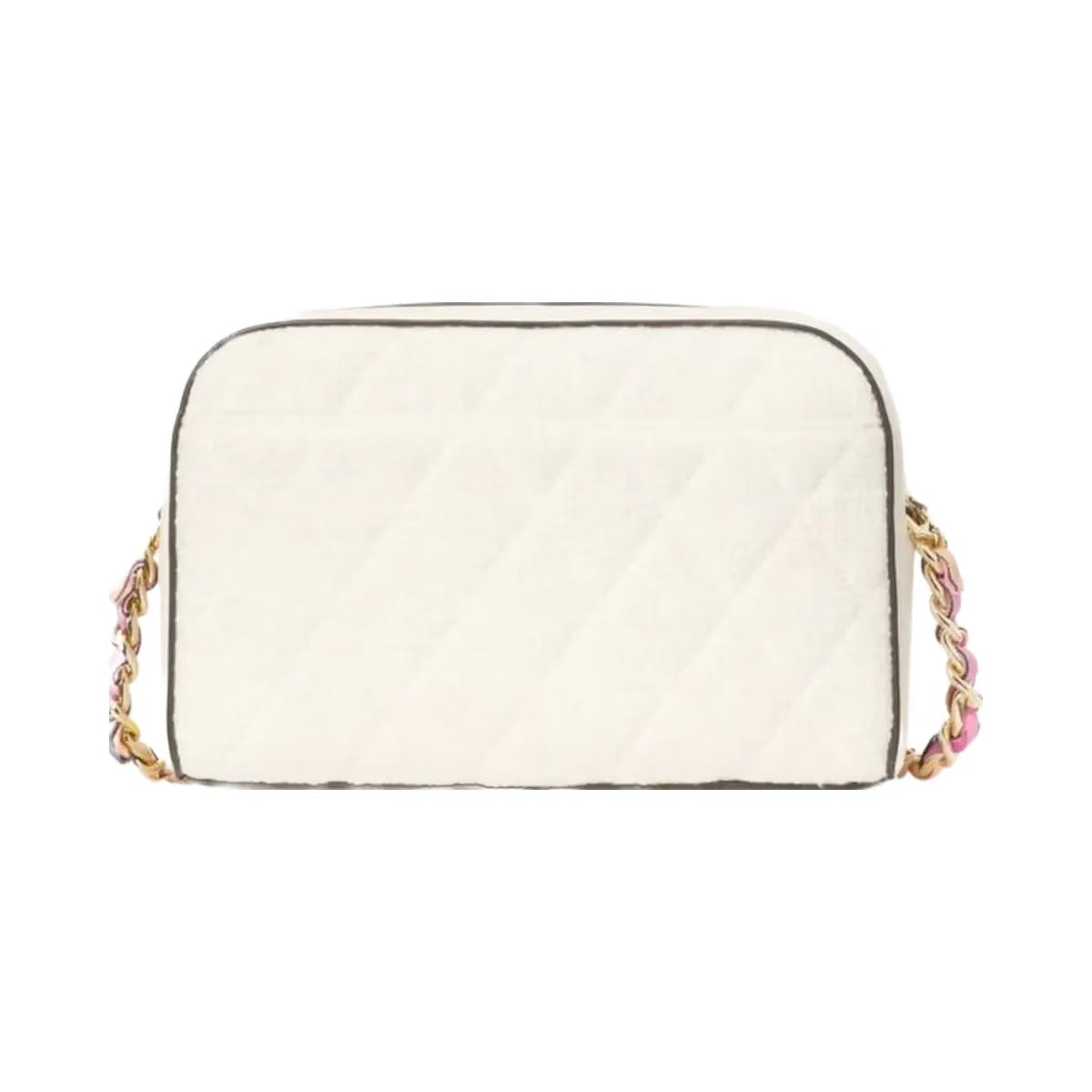 Kate Spade Carey Tweed Chain Camera Bag Cream Multi