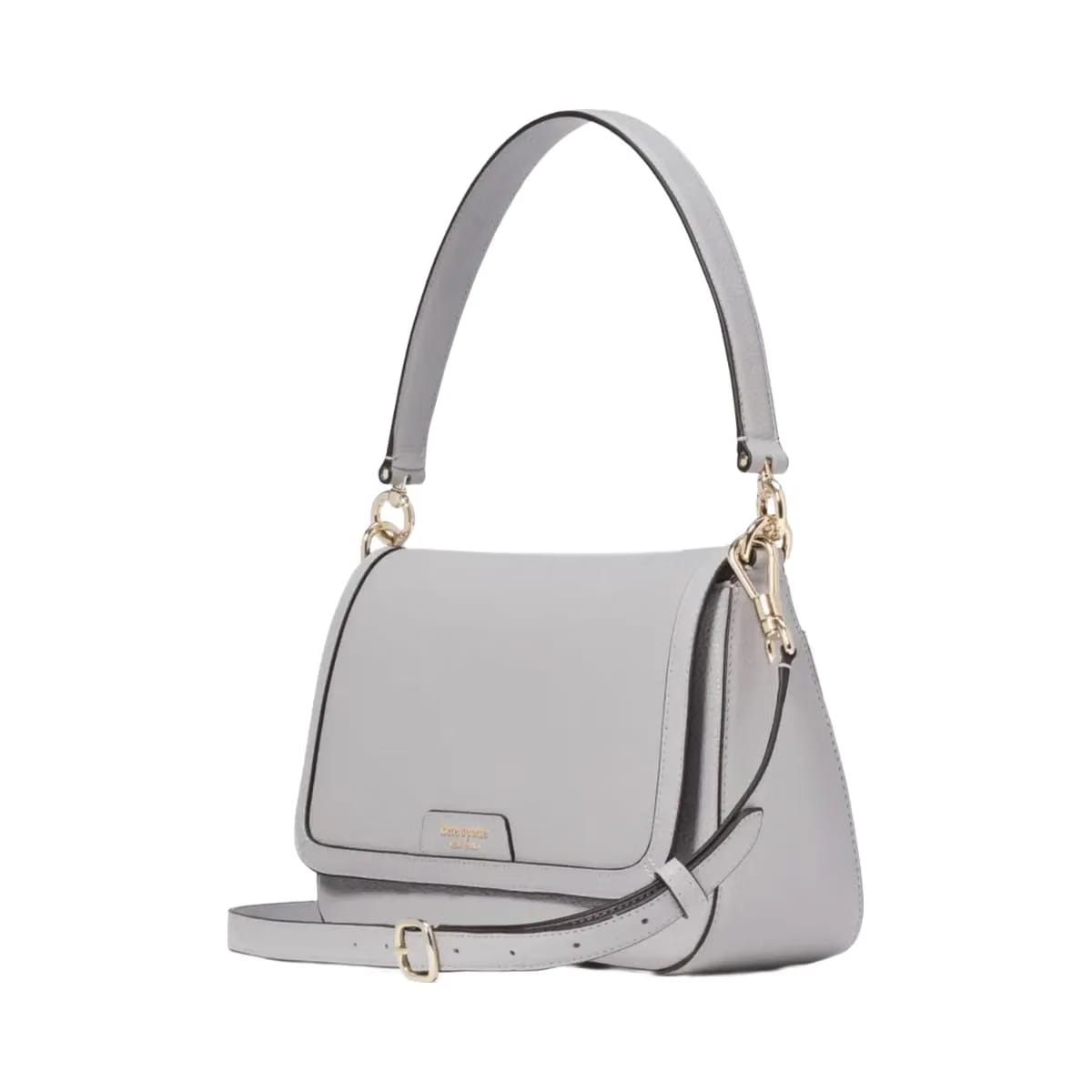 Kate Spade Hudson Convertible Flap Shoulder Bag Mountain Grey
