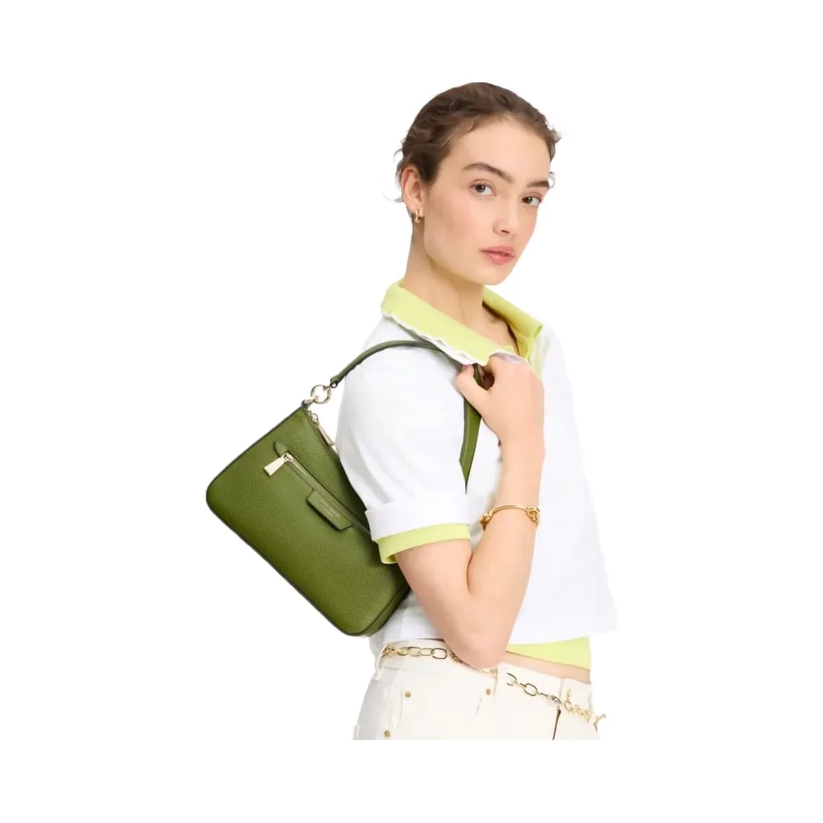 Kate Spade HUDSON convertible crossbody bag Jungle Vine