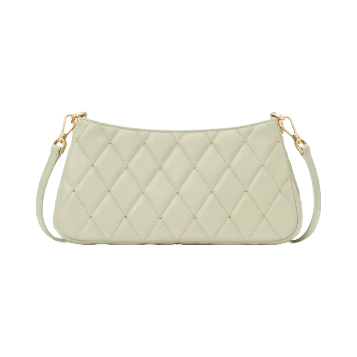 Kate Spade Carey Quilted Studs Small Convertible Crossbody Sage Bundle