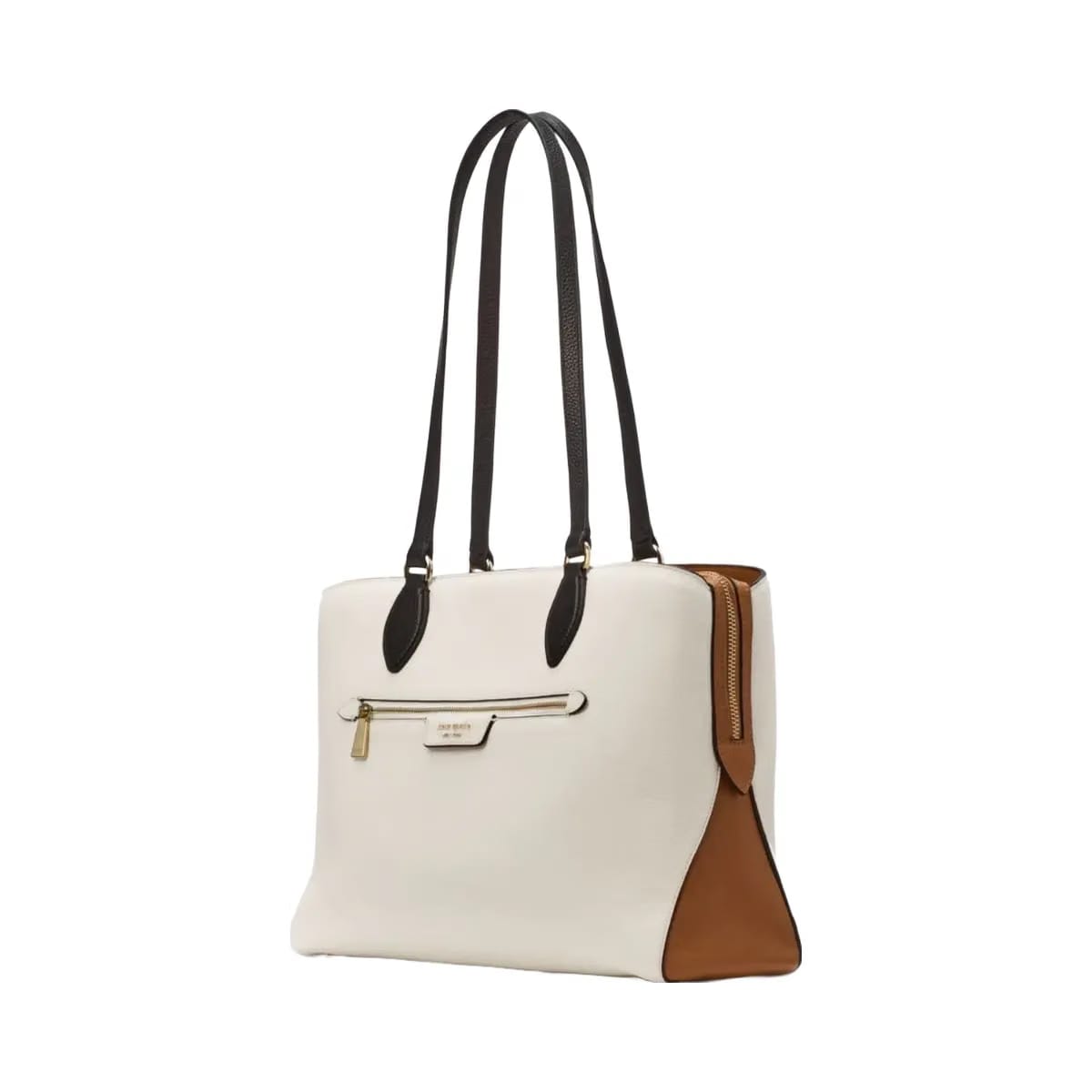 Kate Spade Hudson Colorblocked Work Tote Parchment Multi