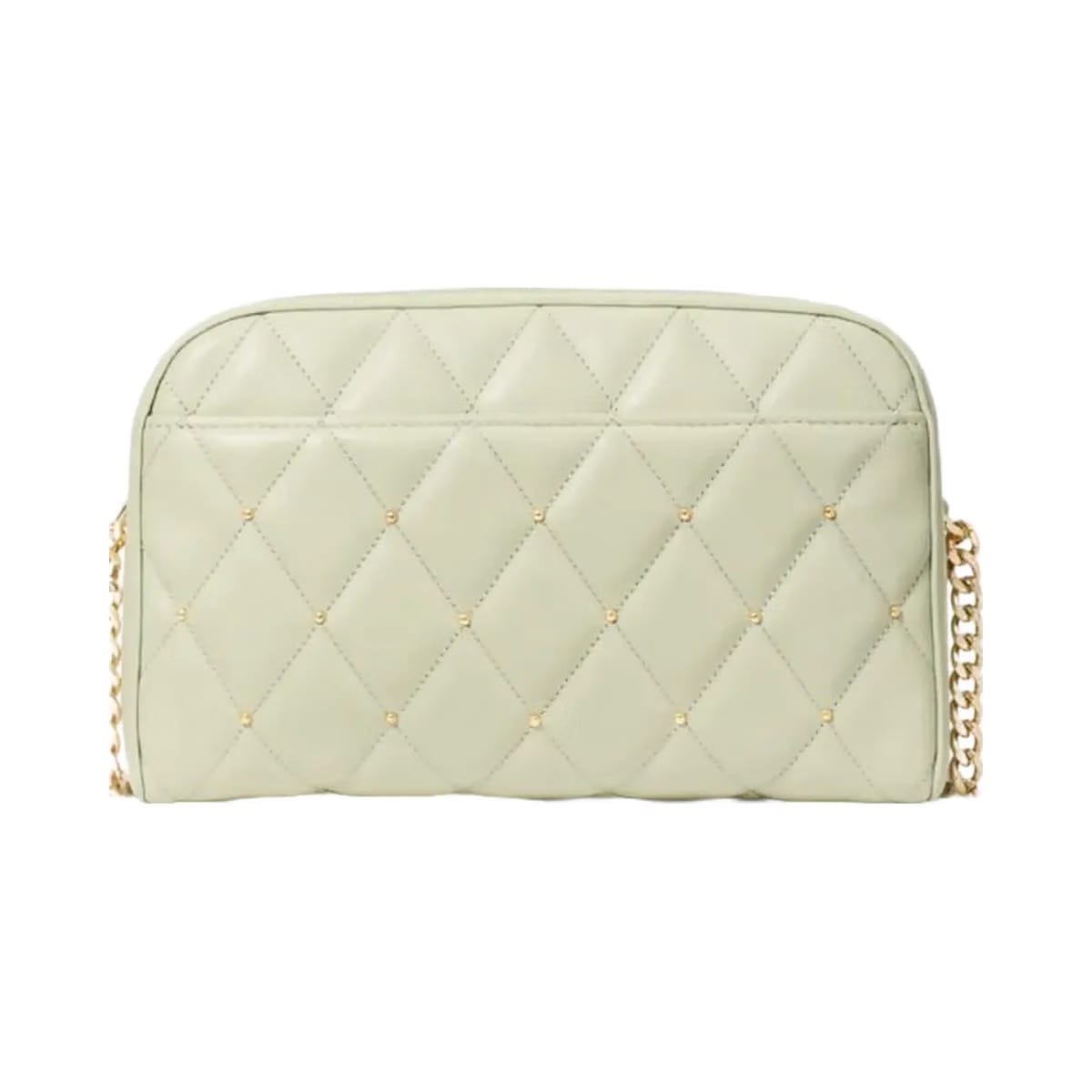 Kate Spade Carey Quilted Studded Chain Camera Bag Sage Bundle