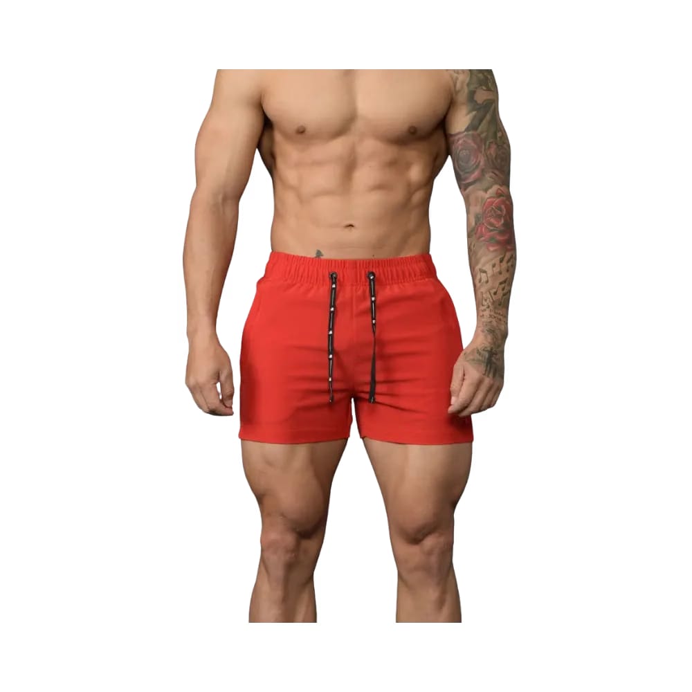 YoungLA Bodybuilding Shorts Red