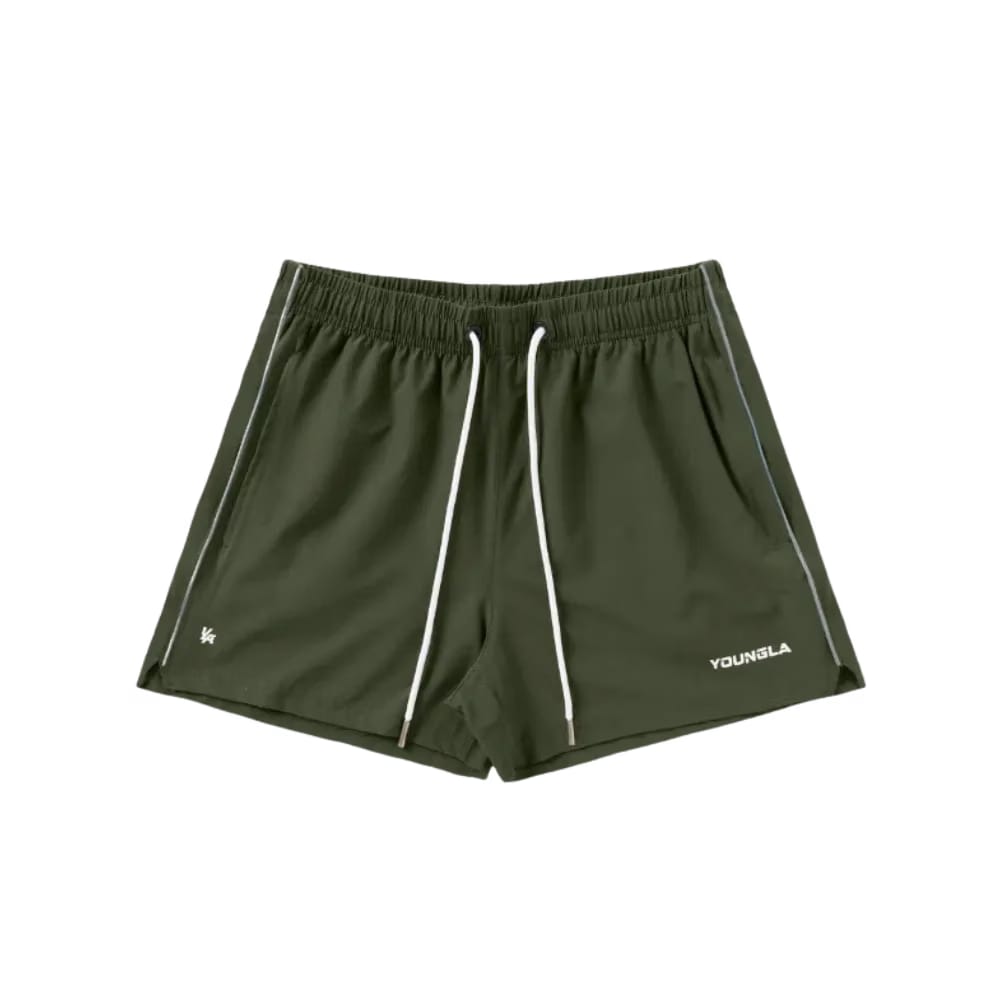 YoungLA Leg Day Shorts Olive