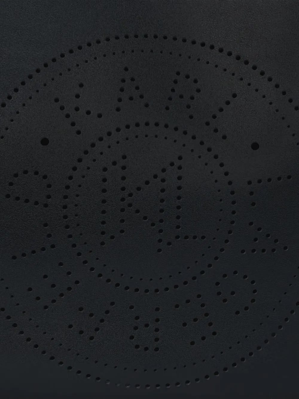K/Circle perforated-design hobo bag