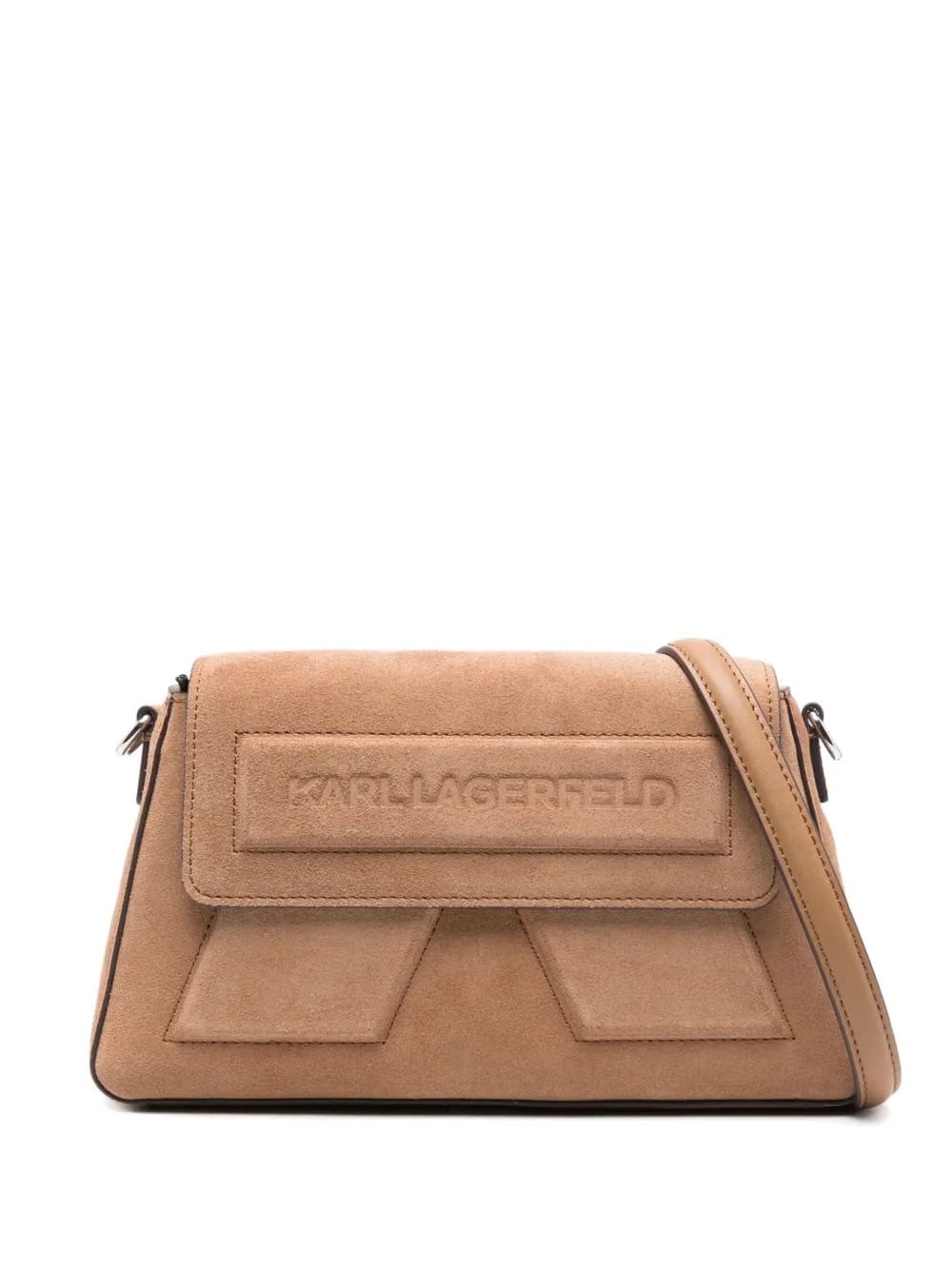 Ikon suede cross body bag
