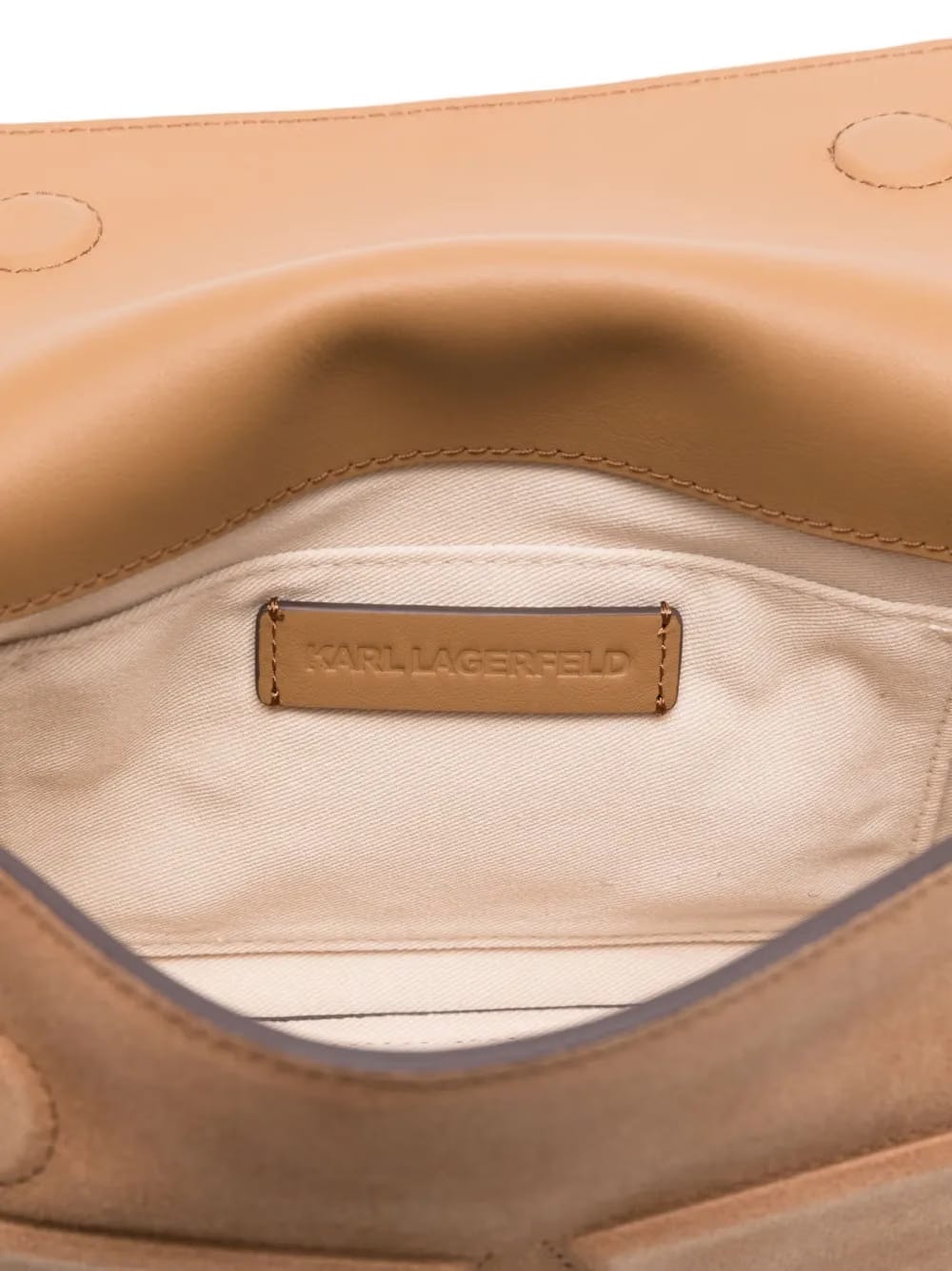 Ikon suede cross body bag