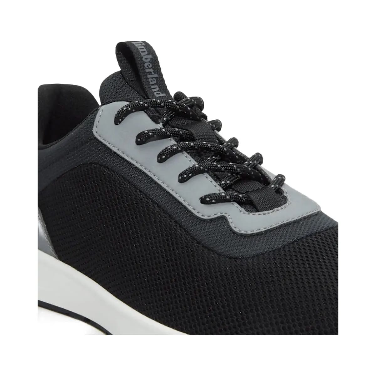Timberland Parker Street Low Lace-Up Sneaker Black Knit Men'S