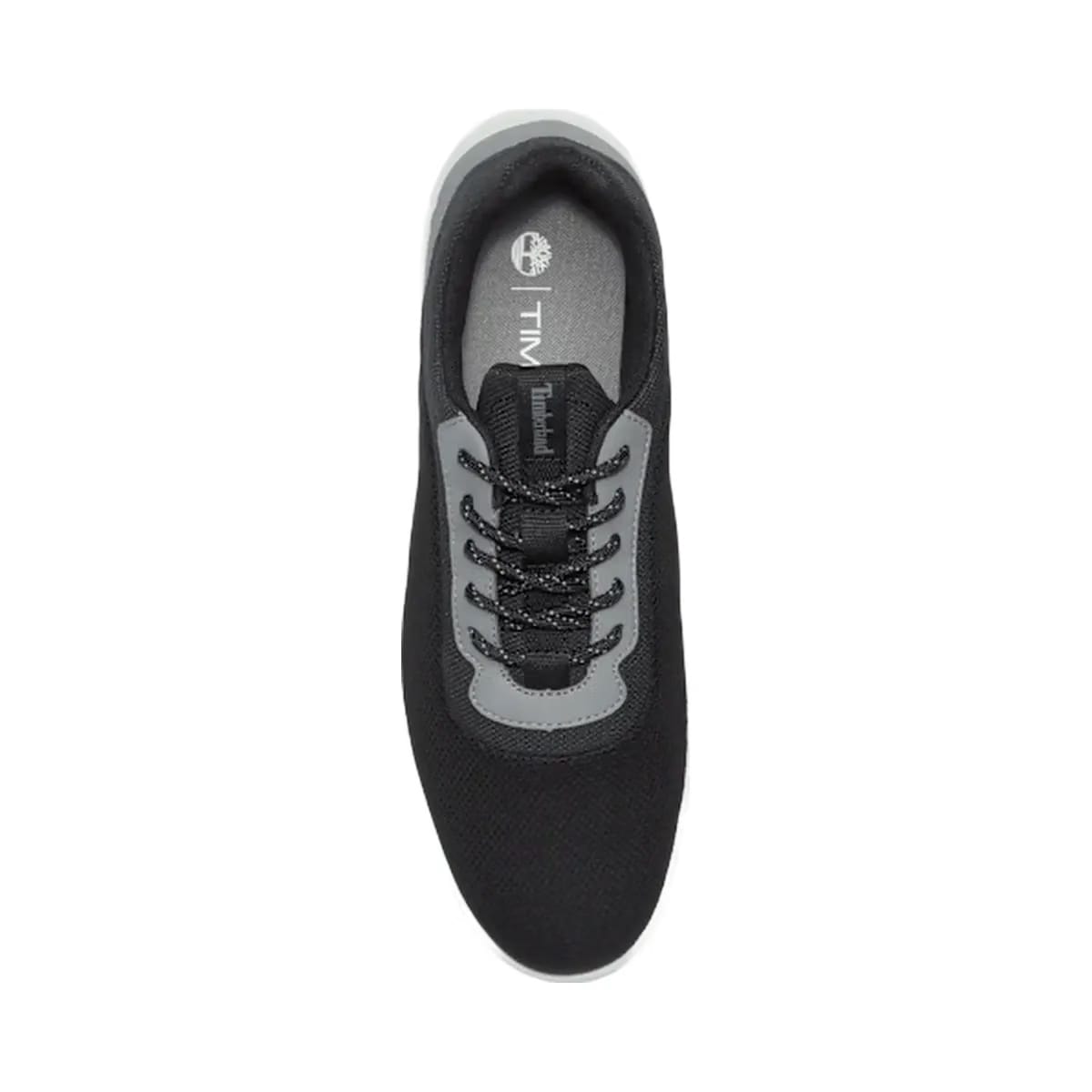 Timberland Parker Street Low Lace-Up Sneaker Black Knit Men'S