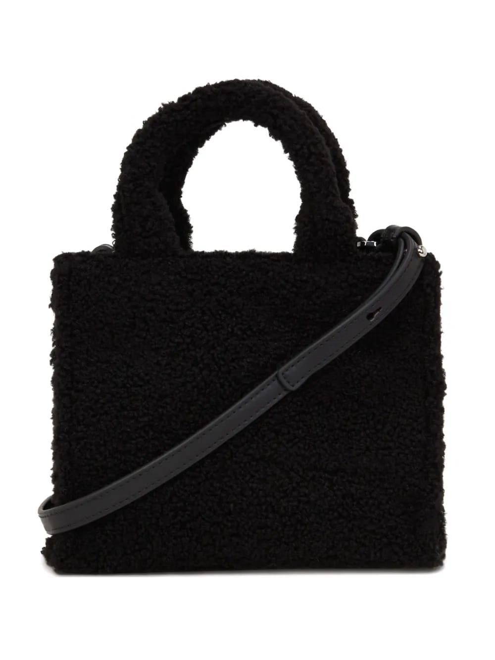mini Rue St-Guillaume shearling tote bag
