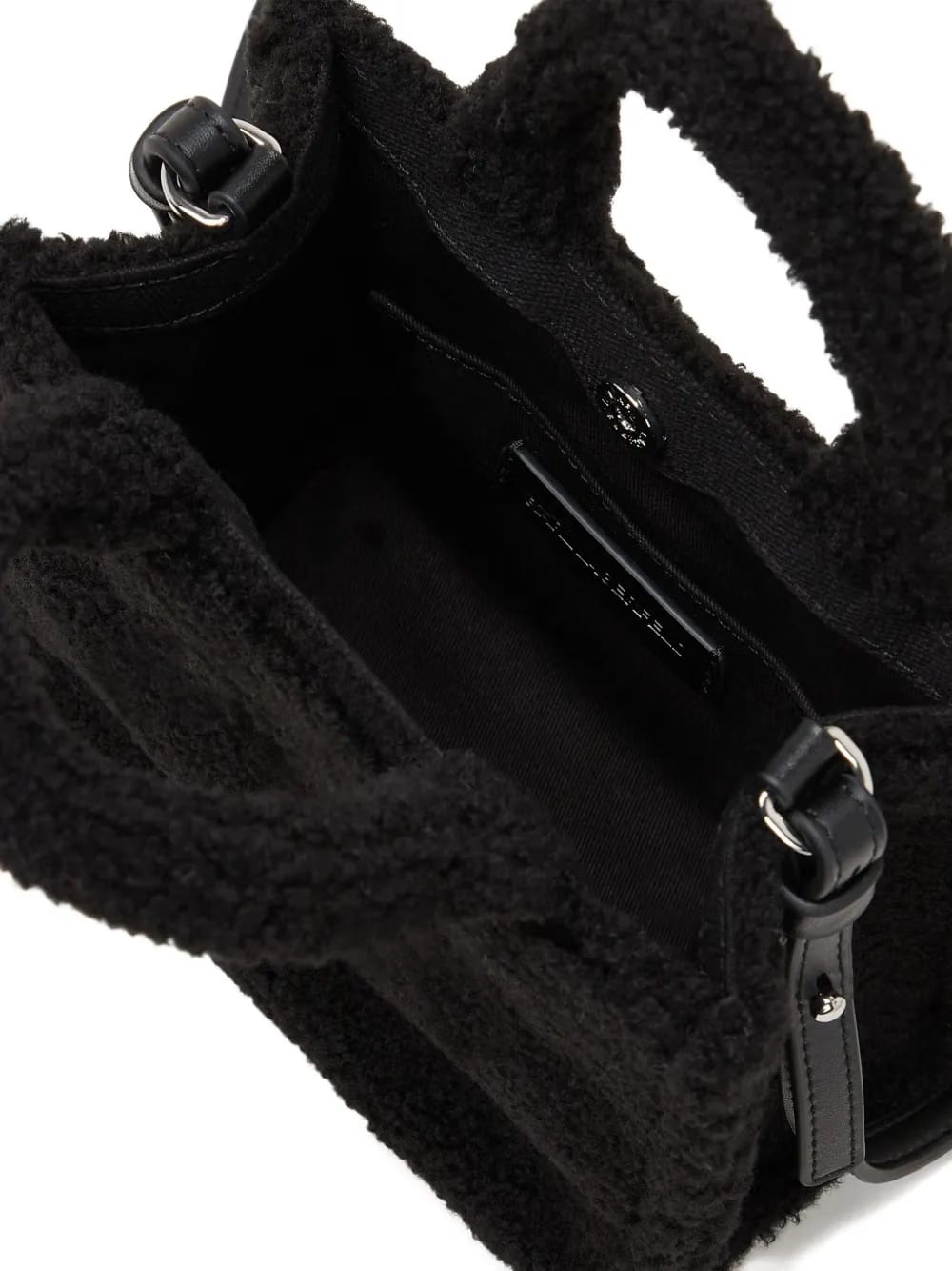 mini Rue St-Guillaume shearling tote bag