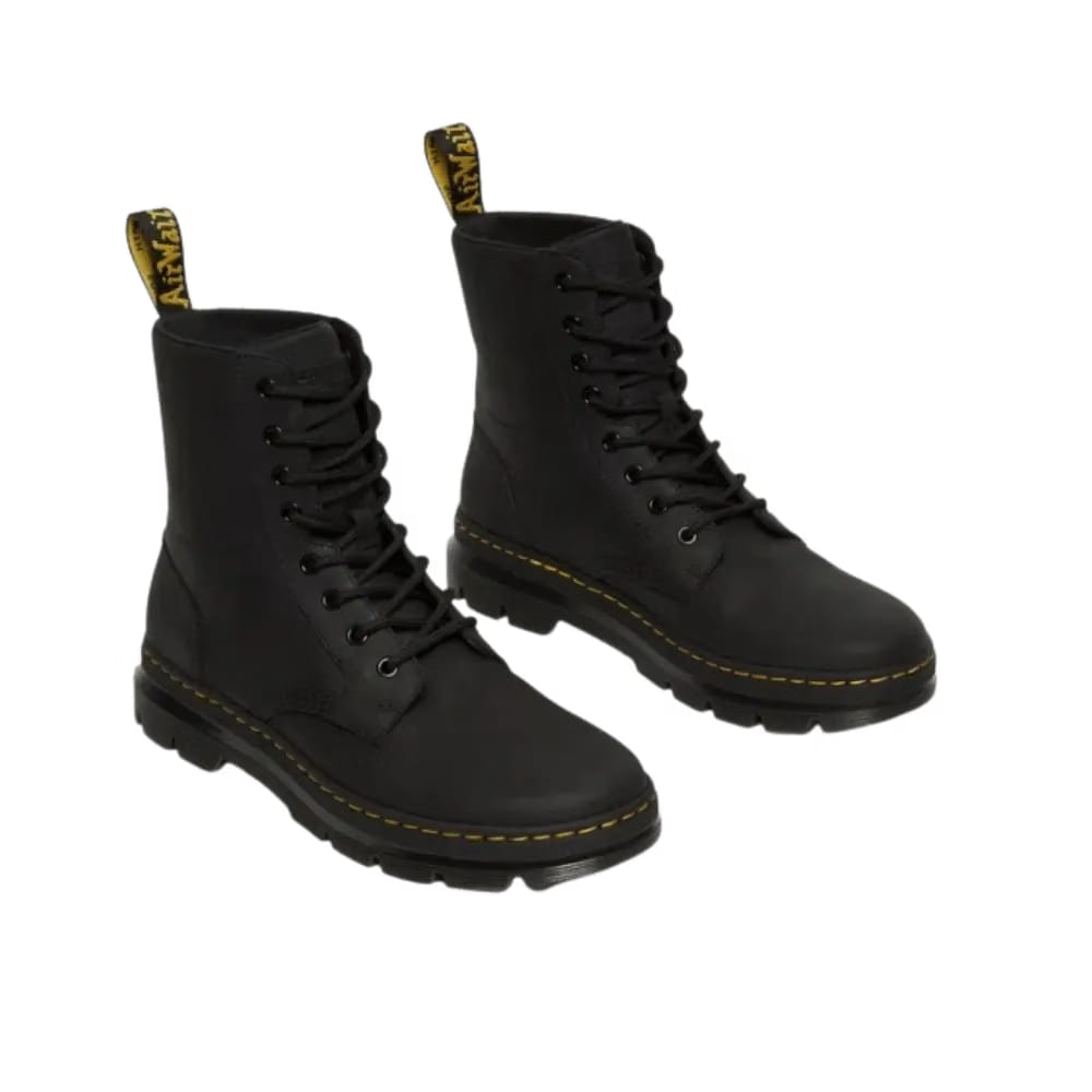 Dr Martens Combs Leather Casual Boots Black