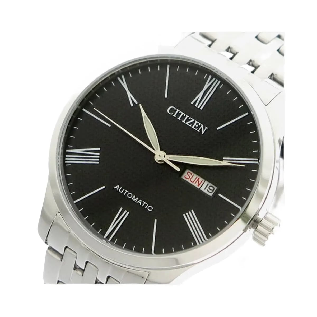 Citizen Stainless Steel Analog Gents Watch Black Dial