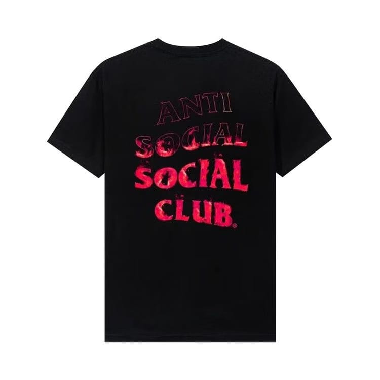 Anti Social Social Club A Fire Inside Black T-Shirt Flame