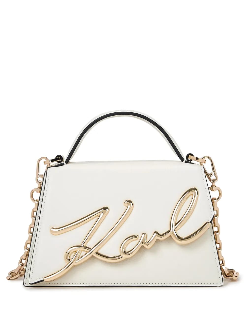 small Signature leather cross body bag
