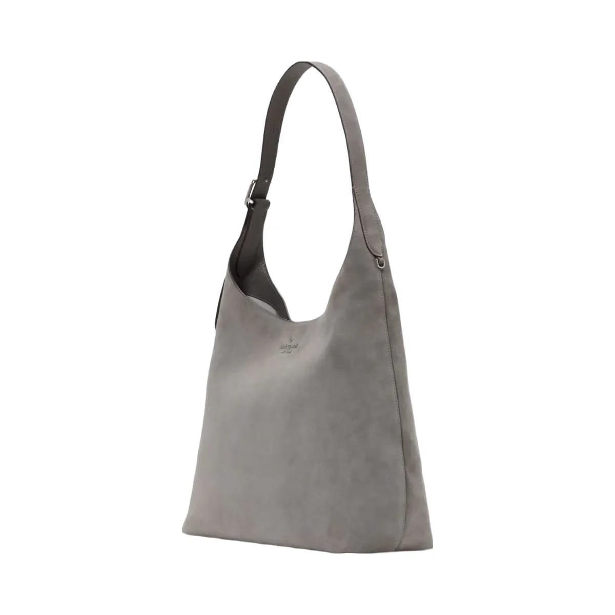 Kate Spade 454 Suede Large Shoulder Bag Hare Grey