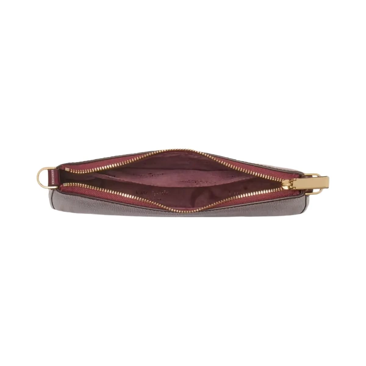 Kate Spade Duet Spade Flower Embroidered Small Crossbody Dark Merlot