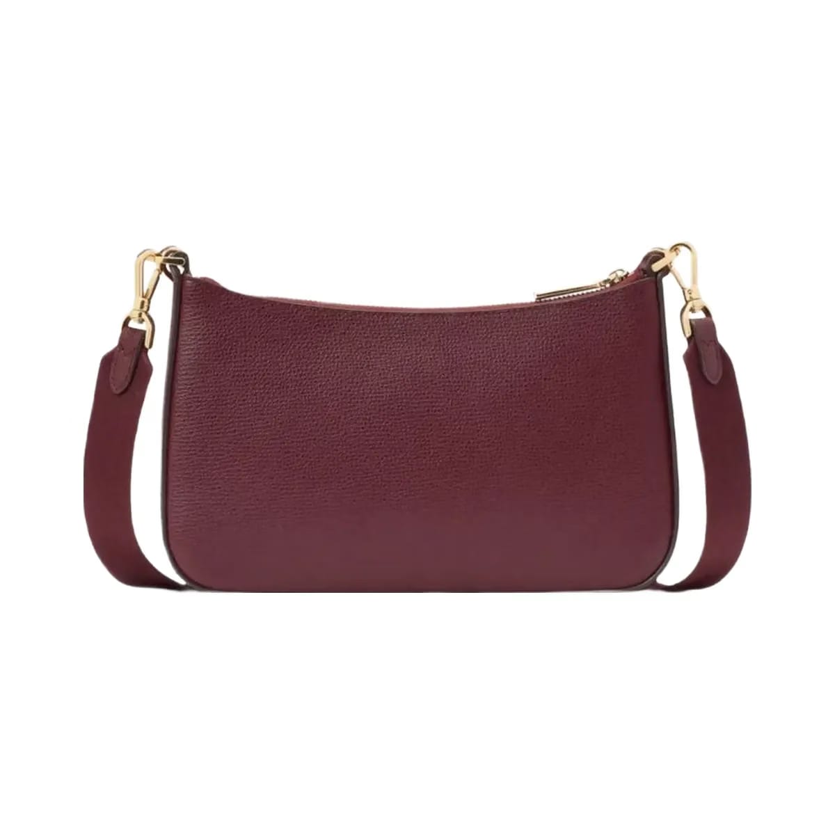 Kate Spade Duet Spade Flower Embroidered Small Crossbody Dark Merlot