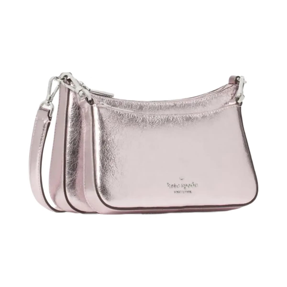 Kate Spade Duet Metallic Small Crossbody Lilac Moonlight
