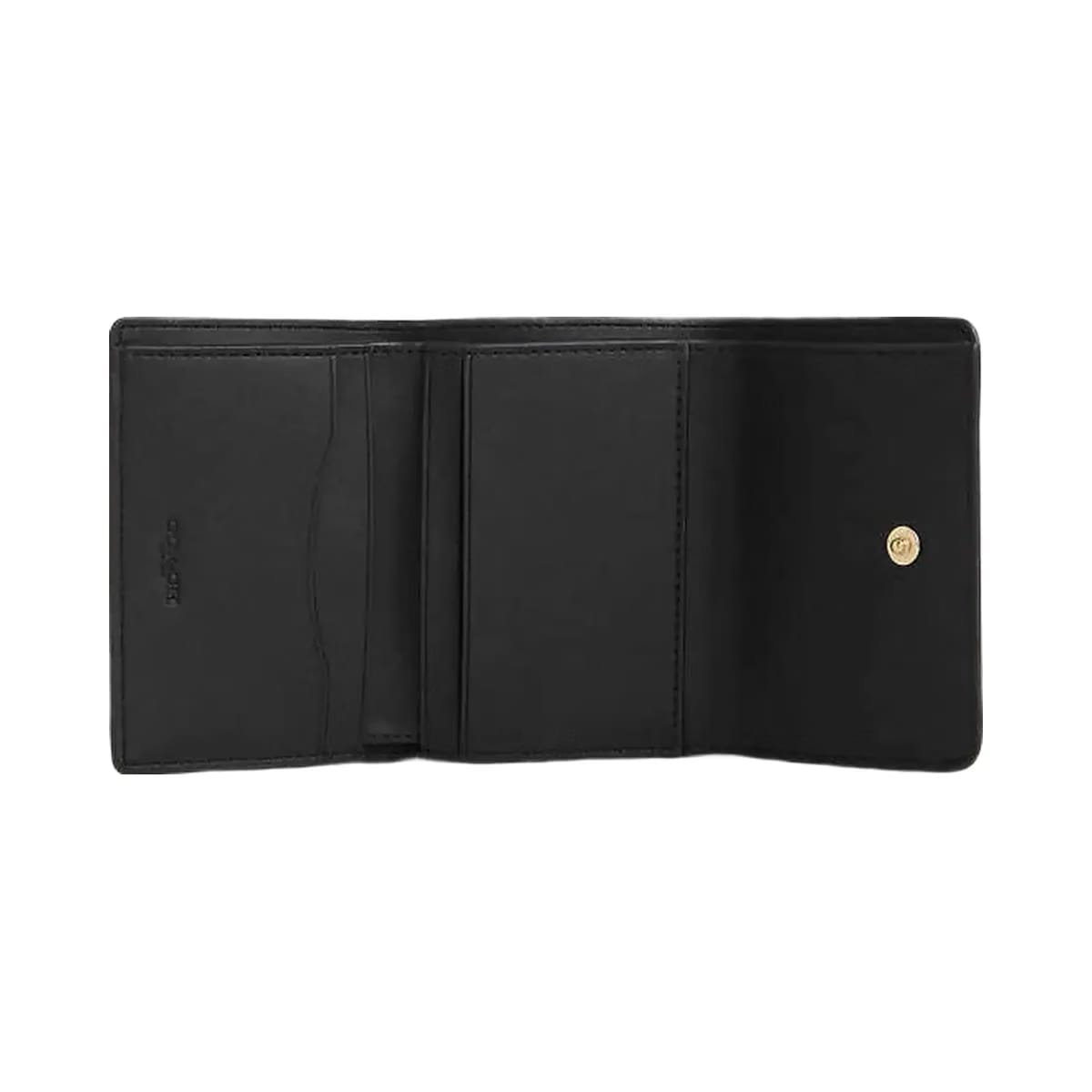 Coach Card Holder Wallet With Leopard Print And Signature Canvas Pebbled Leather-Im-Walnut-Leopard Multi