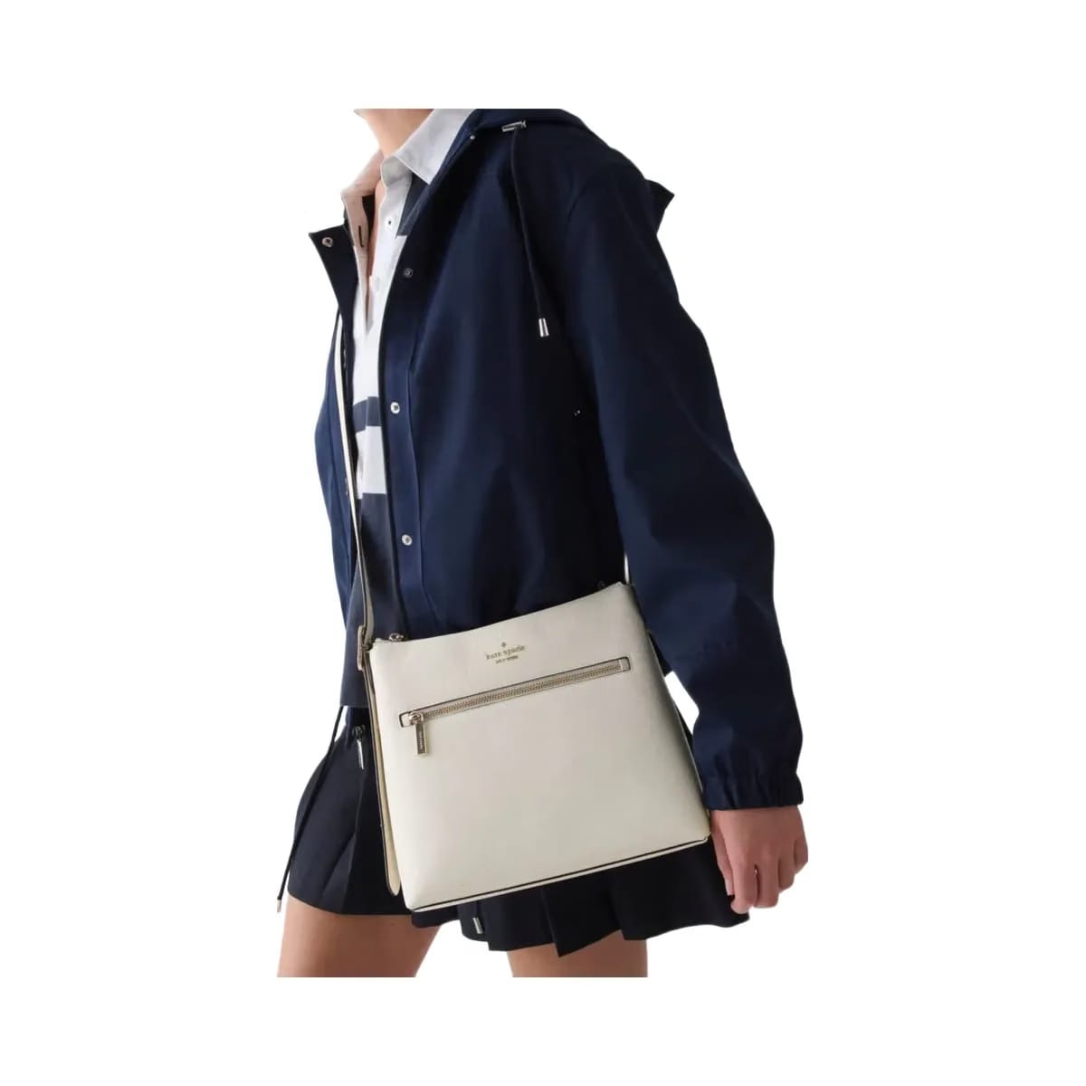 Kate Spade 454 Large Swingpack Buckle Crossbody Meringue