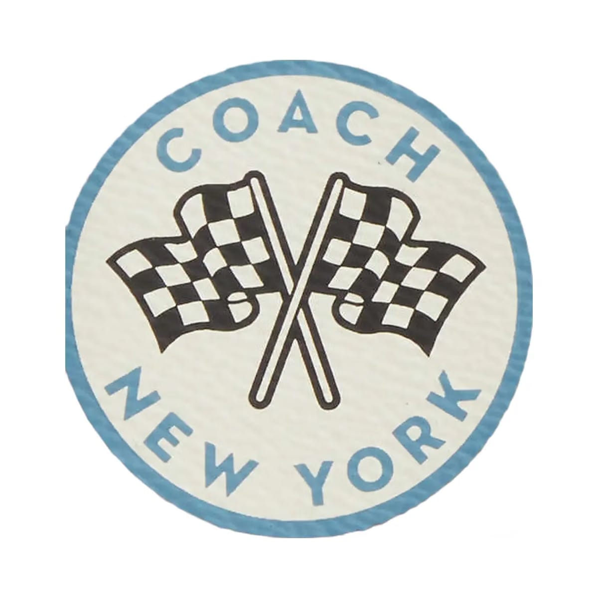 Coach Passport Card Case In Signature Canvas With Patches Signature Canvas-Gunmetal-Tan Multi