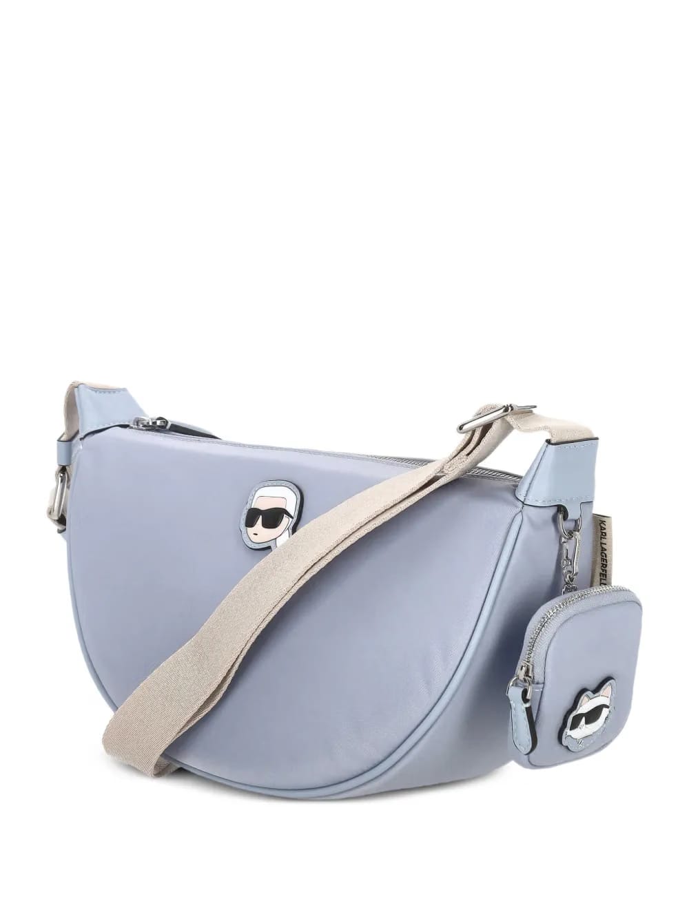 medium logo-patch shoulder bag