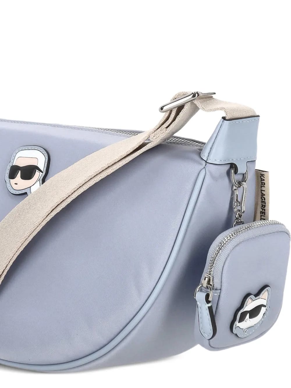 medium logo-patch shoulder bag