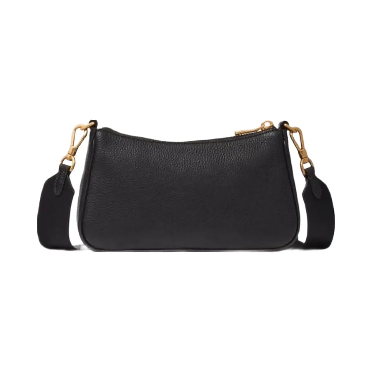 Kate Spade Double Up Pebbled Leather Crossbody Black