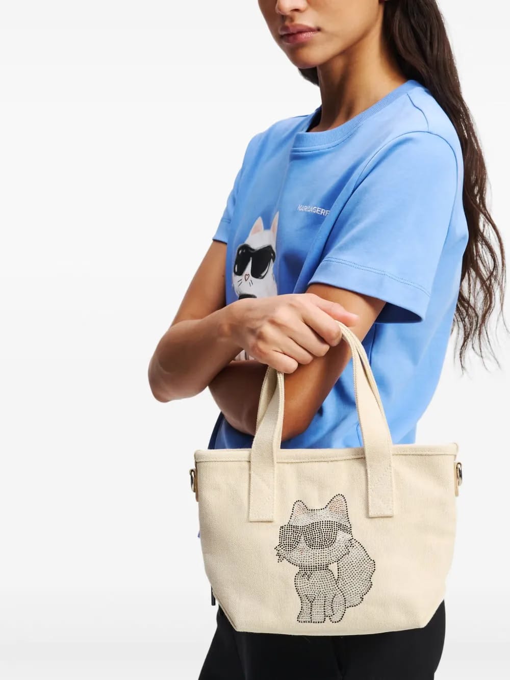 Ikon Choupette-motif tote bag