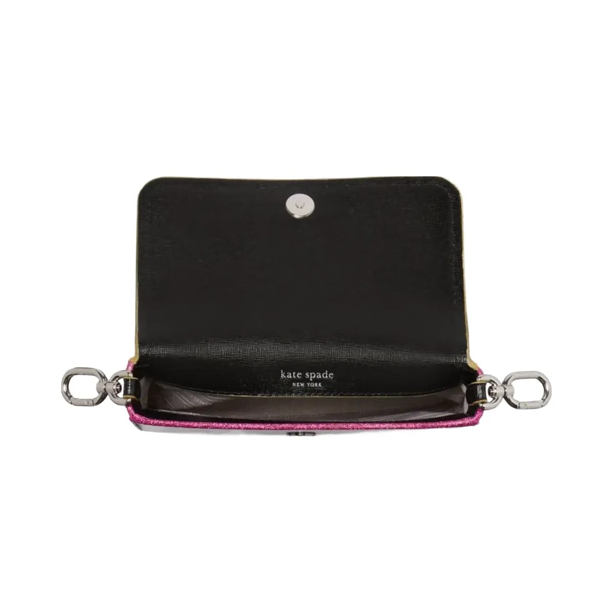 Kate Spade Double Up Glitter Edge Crossbody Black Multi