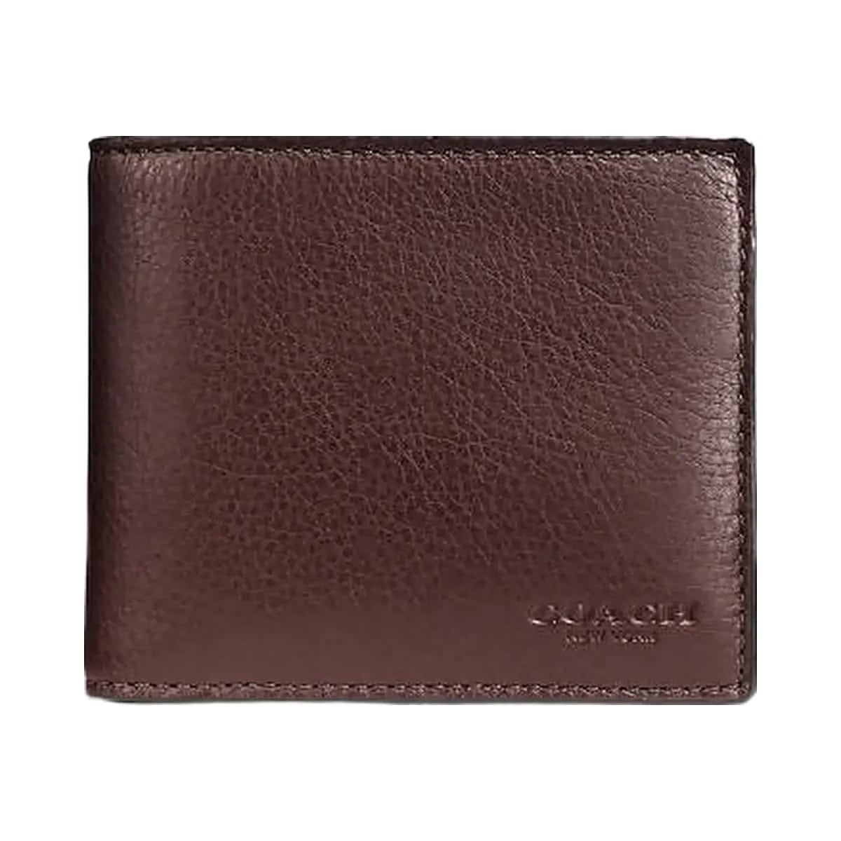 Coach 3 In 1 Wallet Smooth Leather-Mahogany Brown